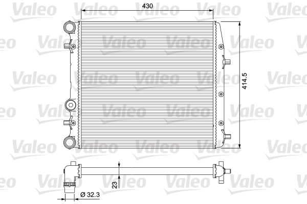 Radiator, engine cooling