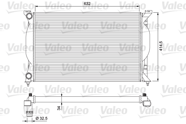 Radiator, engine cooling