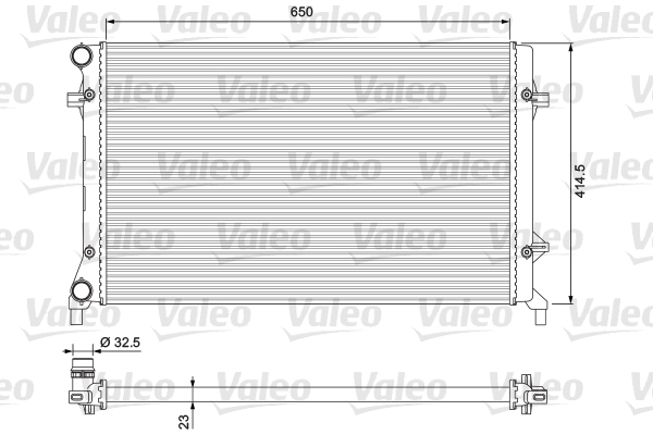 Radiator, engine cooling