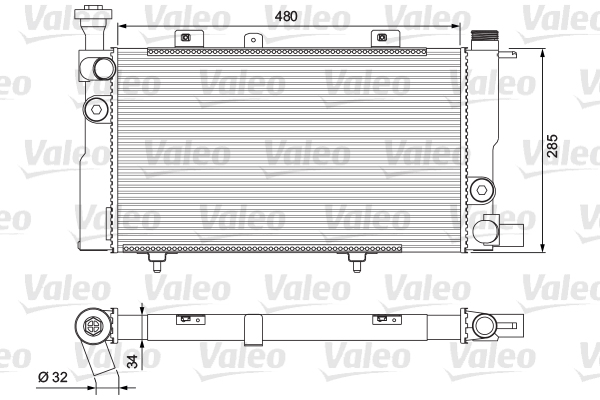 Radiator, engine cooling