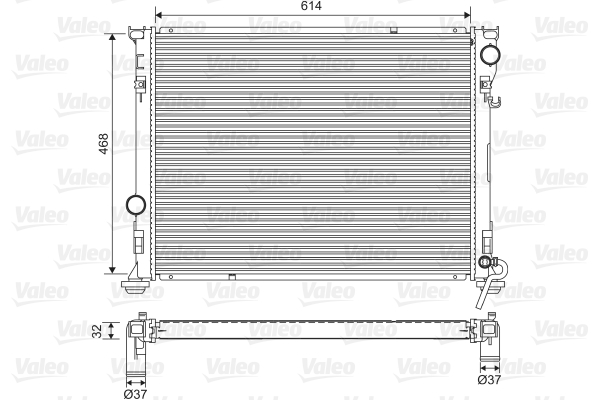 VALEO 701562 Radiatore, Raffreddamento motore-Radiatore, Raffreddamento motore-Ricambi Euro