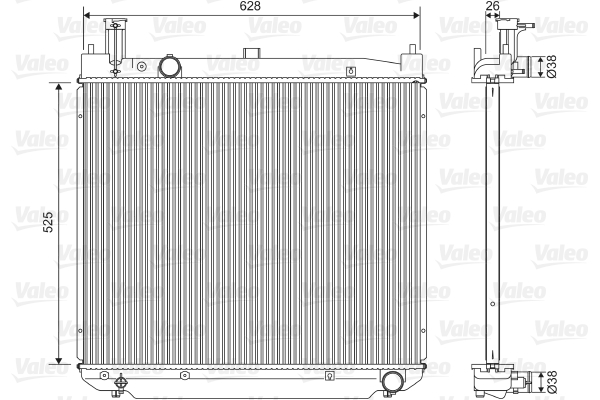 VALEO 701591 Chladič,...