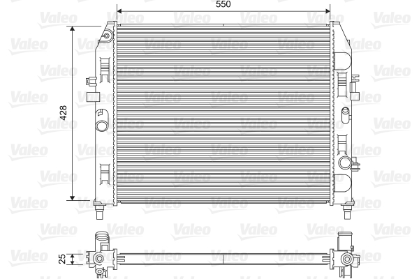 VALEO 701612 Radiatore, Raffreddamento motore