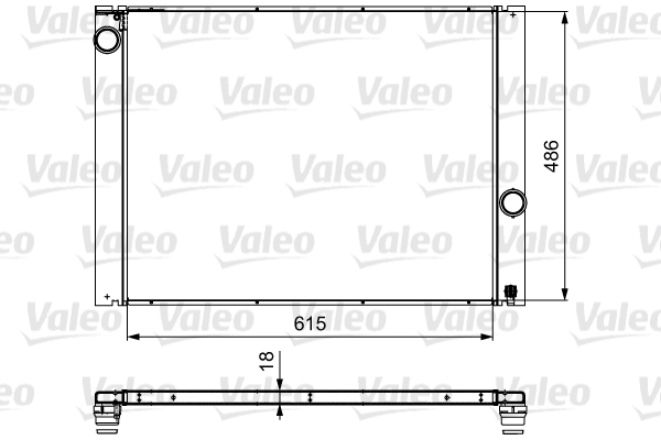 VALEO 734898 Radiatore,...