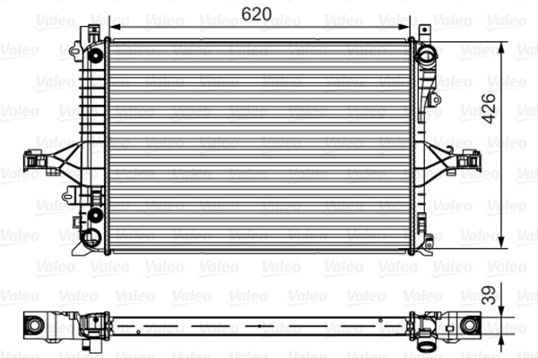 VALEO 735539 Radiatore, Raffreddamento motore