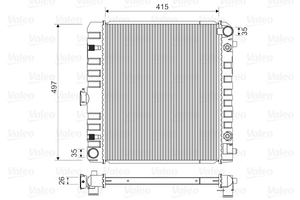 Radiator, engine cooling
