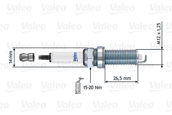 VALEO 246863 Candela accensione-Candela accensione-Ricambi Euro