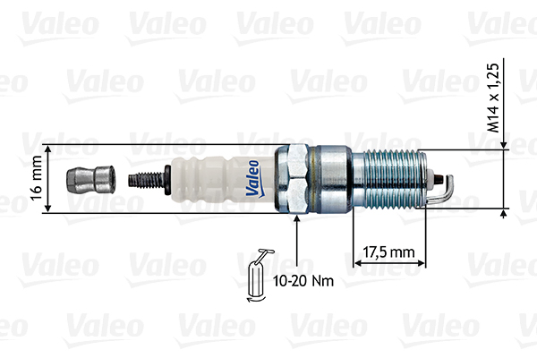 VALEO 246864 Candela accensione-Candela accensione-Ricambi Euro