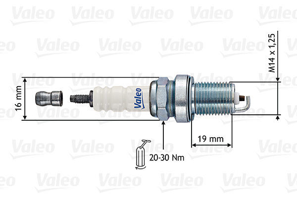 VALEO 246870 Candela accensione-Candela accensione-Ricambi Euro