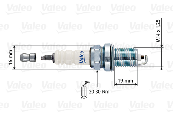 VALEO 246884 Candela accensione-Candela accensione-Ricambi Euro