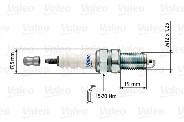 VALEO 246888 Candela accensione-Candela accensione-Ricambi Euro