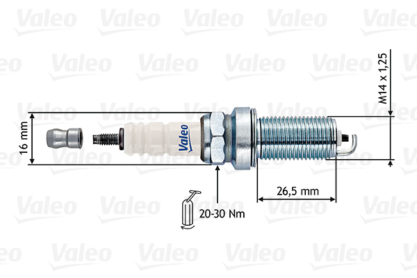 VALEO 246897 Candela accensione-Candela accensione-Ricambi Euro