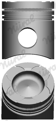 NÜRAL 87-104300-10 Piston for ERF MAN MAZ-MAN