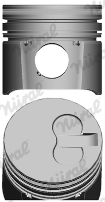 NÜRAL 87-105500-00 Piston for CITROËN FIAT LADA PEUGEOT SUZUKI