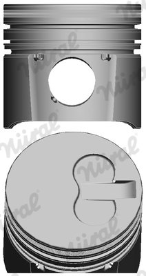 NÜRAL 87-105507-00 Πιστόνι for CITROËN FIAT LADA PEUGEOT SUZUKI