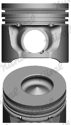 NÜRAL 87-107011-10 Piston for FORD