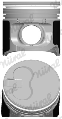 NÜRAL 87-108200-00 Piston for CITROËN FIAT IVECO PEUGEOT