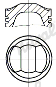 NÜRAL 87-110200-40DP Πιστόνι for ALFA ROMEO