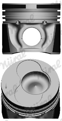 NÜRAL 87-114900-85 Piston for cylinder 3 for AUDI SEAT SKODA VW