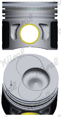 NÜRAL 87-114907-60 Πιστόνι