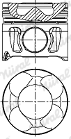 NÜRAL 87-137500-40 Piston for NISSAN OPEL RENAULT VAUXHALL