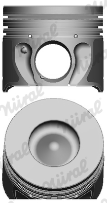 NÜRAL 87-140807-10 Piston for FORD JAGUAR