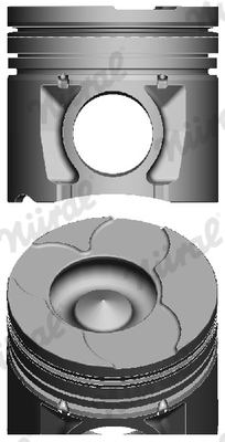 NÜRAL 87-143007-00 Piston for VW