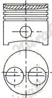 NÜRAL 87-143200-00 Πιστόνι
