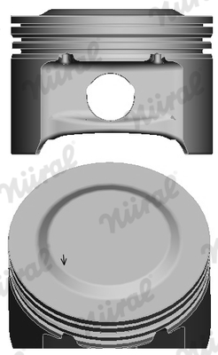 NÜRAL 87-144200-00 Πιστόνι
