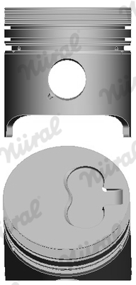 NÜRAL 87-152000-10 Piston for AUVERLAND CITROËN FIAT FSO GEO HYUNDAI LDV PEUGEOT ROVER SUZUKI TALBOT