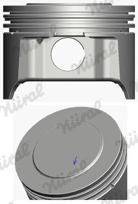 NÜRAL 87-154300-00 Piston for CITROËN PEUGEOT