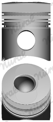 NÜRAL 87-167607-00 Piston for MAGIRUS-DEUTZ