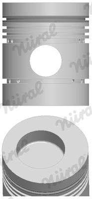 NÜRAL 87-174300-00 Piston for MERCEDES-BENZ