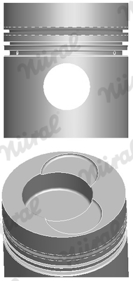 NÜRAL 87-178211-20 Piston for MERCEDES-BENZ TATA