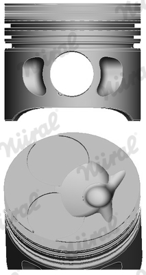 NÜRAL 87-183307-00 Πιστόνι