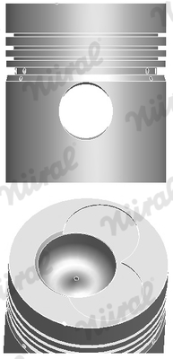 NÜRAL 87-202800-00 Πιστόνι