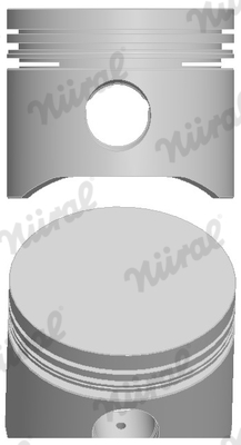 NÜRAL 87-209808-10 Piston for AUTOBIANCHI FIAT INNOCENTI LANCIA