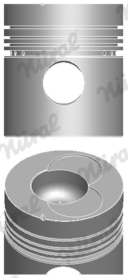 NÜRAL 87-214807-10 Πιστόνι