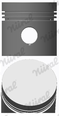 NÜRAL 87-263107-00 Piston for LAND ROVER SANTANA