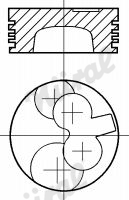 NÜRAL 87-307607-30 Πιστόνι