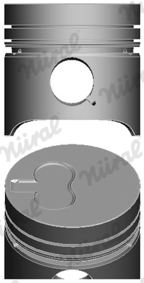 NÜRAL 87-318710-30 Πιστόνι for ARO DAF FORD MAHINDRA PEUGEOT SSANGYONG