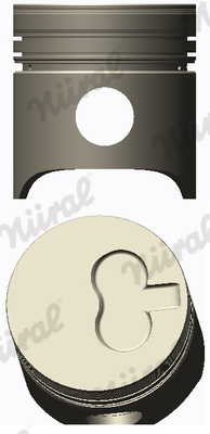 NÜRAL 87-318711-00 Piston for FORD LDV PEUGEOT