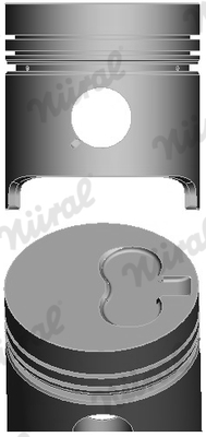 NÜRAL 87-321500-10 Piston for CITROËN PEUGEOT
