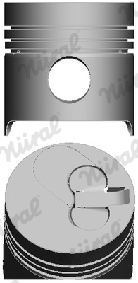 NÜRAL 87-337100-00DP Piston for JEEP RENAULT