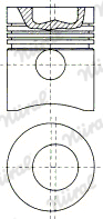 NÜRAL 87-361900-00 Πιστόνι