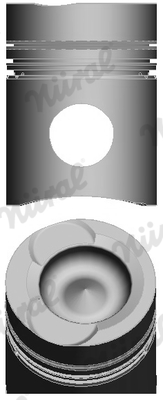 NÜRAL 87-405600-60DP Piston for VOLVO