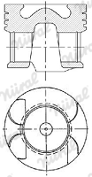 NÜRAL 87-422407-10 Πιστόνι for TOYOTA