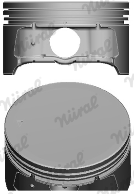 NÜRAL 87-423407-00 Piston for FORD FORD AUSTRALIA MAZDA VOLVO