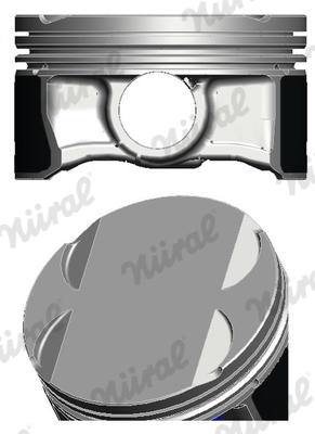 NÜRAL 87-424707-00 Piston for MAZDA