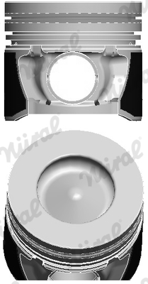 NÜRAL 87-431900-00 Piston for HYUNDAI KIA